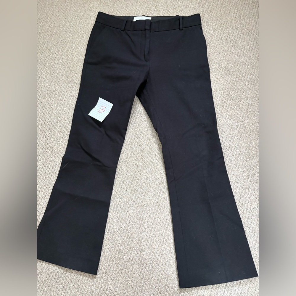FRAME Women’s Le Crop Mini Boot Black Flared Pants